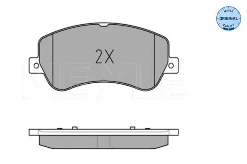 MEYLE Brake Pad Set, disc brake (0252486720)