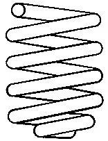 SACHS Suspension Spring (996 553)