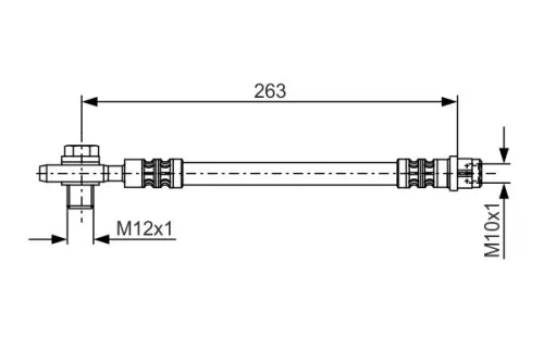 BOSCH Brake Hose (1987476944)