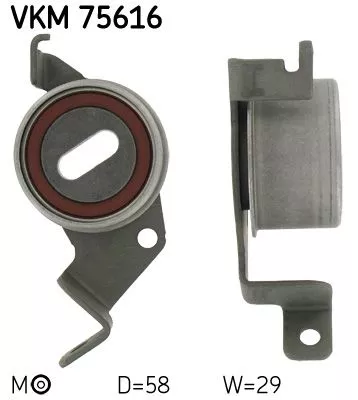 SKF Tensioner Pulley, timing belt (VKM75616)
