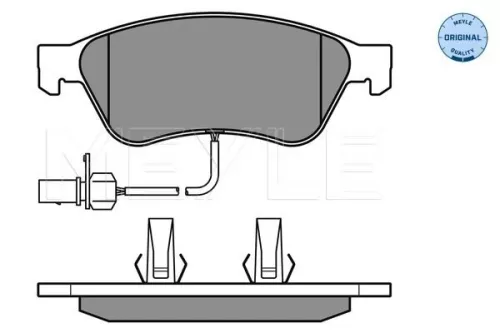 MEYLE Brake Pad Set, disc brake (0252389620/W)
