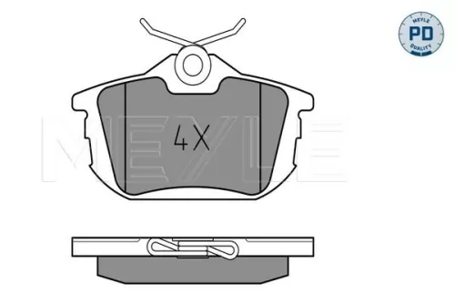 MEYLE Brake Pad Set, disc brake (0252186115/PD)