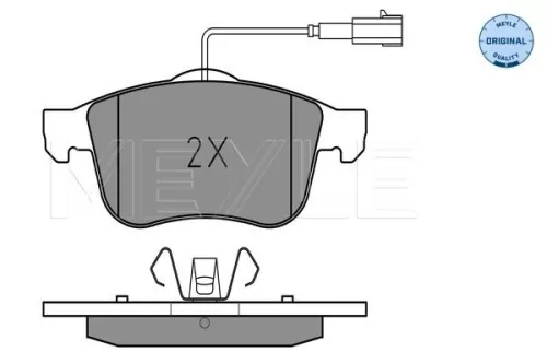 MEYLE Brake Pad Set, disc brake (0252434019)