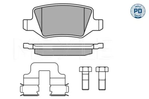 MEYLE Brake Pad Set, disc brake (0252313814/PD)