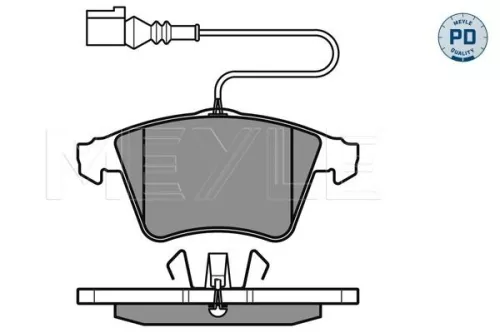 MEYLE Brake Pad Set, disc brake (0252374719/PD)