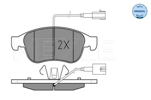 MEYLE Brake Pad Set, disc brake (0252453819/W)