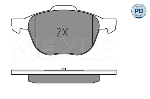 MEYLE Brake Pad Set, disc brake (0252372318/PD)
