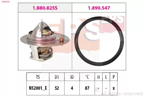 Thermostat, coolant