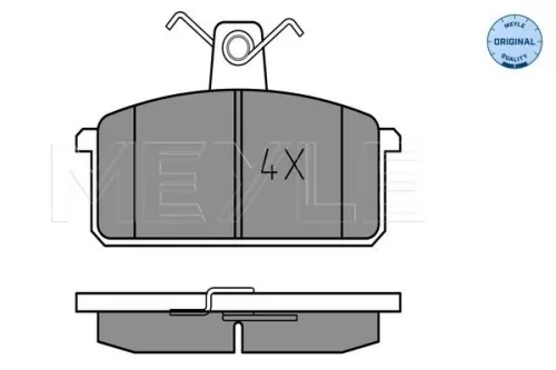 MEYLE Brake Pad Set, disc brake (0252141814)