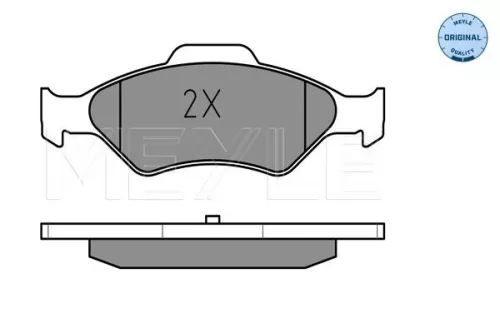 MEYLE Brake Pad Set, disc brake (0252320018)