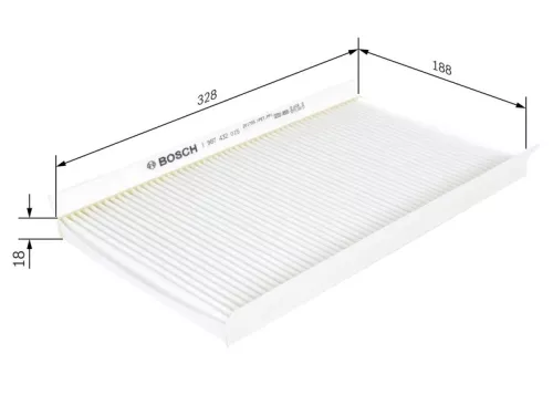 BOSCH Filter, cabin air (1987432015)