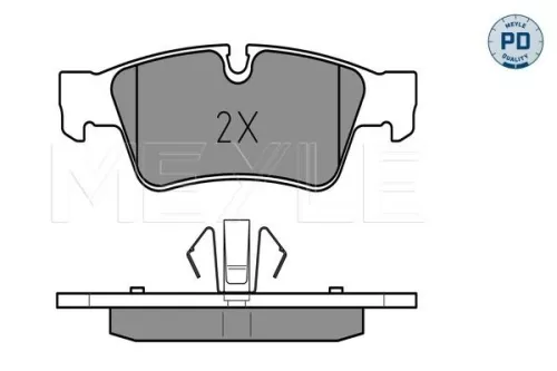 MEYLE Brake Pad Set, disc brake (0252392318/PD)
