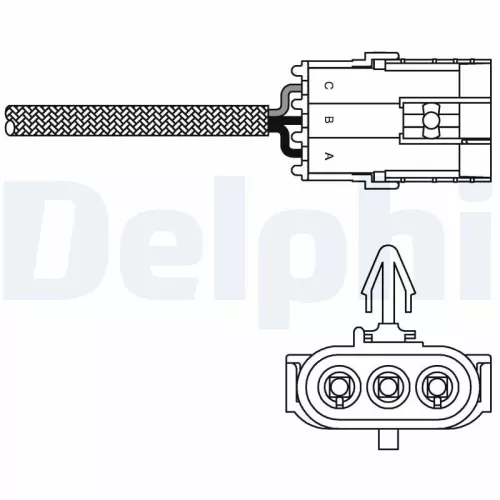 DELPHI Oxygen Sensor (ES10995-12B1)
