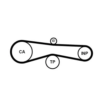 CONTINENTAL CTAM Timing Belt Kit (CT1131K1)