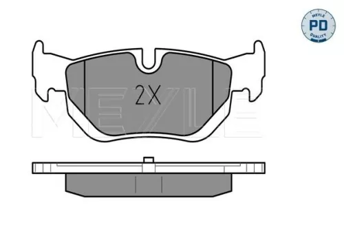 MEYLE Brake Pad Set, disc brake (0252392617/PD)