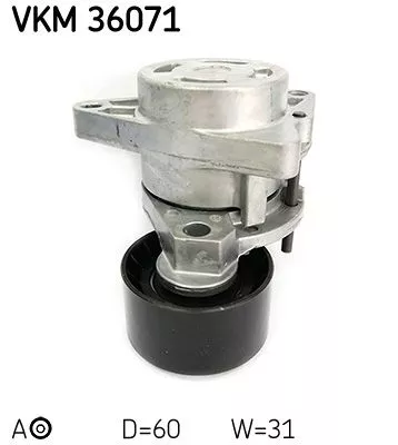SKF Belt Tensioner, V-ribbed belt (VKM36071)