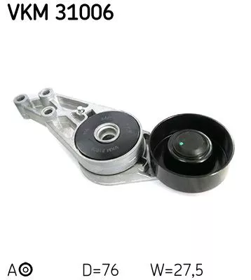 SKF Belt Tensioner, V-ribbed belt (VKM31006)