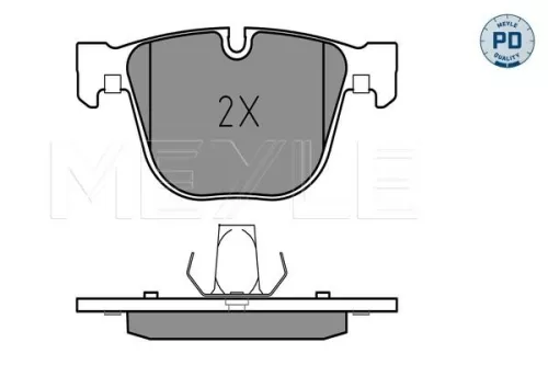 MEYLE Brake Pad Set, disc brake (0252373116/PD)