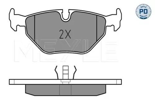 MEYLE Brake Pad Set, disc brake (0252160717/PD)
