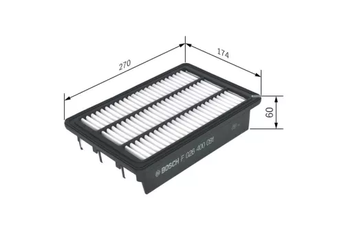 BOSCH Air Filter (F026400091)