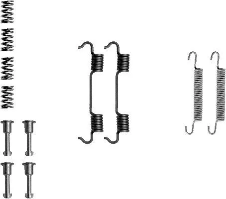TEXTAR Accessory Kit, parking brake shoes (97012600)