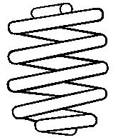 SACHS Suspension Spring (997 004)