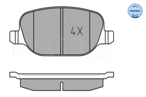 MEYLE Brake Pad Set, disc brake (0252376017)