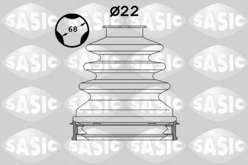 SASIC Bellow Kit, drive shaft (1904027)