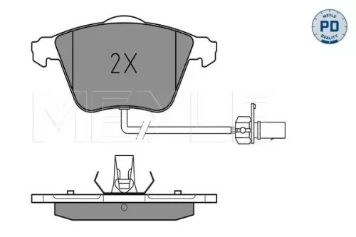 MEYLE Brake Pad Set, disc brake (0252395020/PD)