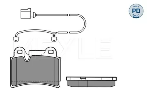 MEYLE Brake Pad Set, disc brake (0252409717/PD)