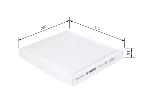 BOSCH Filter, cabin air (1987432274)