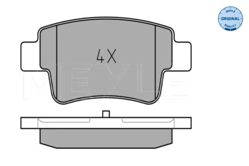 MEYLE Brake Pad Set, disc brake (0252434917/W)