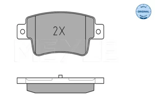 MEYLE Brake Pad Set, disc brake (0252434917/W)