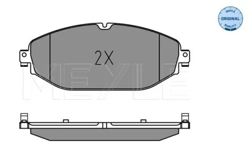 MEYLE Brake Pad Set, disc brake (0252207619)