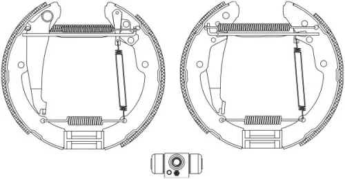 TEXTAR Brake Shoe Set (84052400)