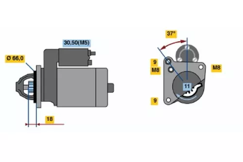 BOSCH Starter (0986021651)