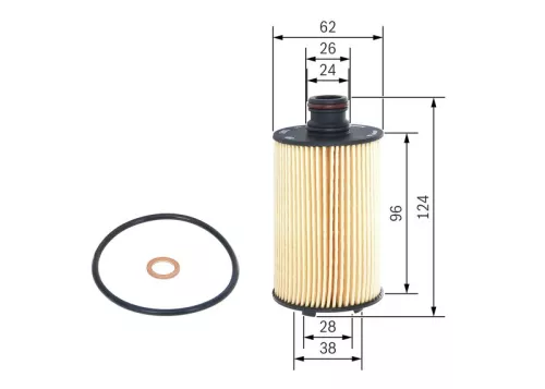 BOSCH Oil Filter (F026407154)