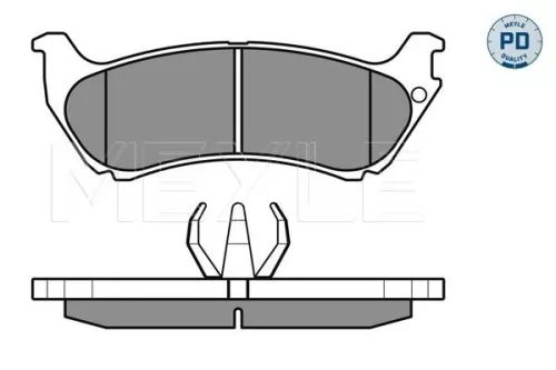 MEYLE Brake Pad Set, disc brake (0252319017/PD)