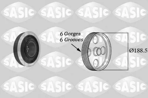 SASIC Belt Pulley, crankshaft (9001805)