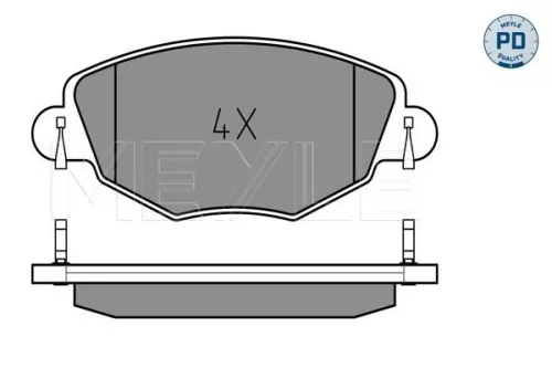 MEYLE Brake Pad Set, disc brake (0252327918/PD)