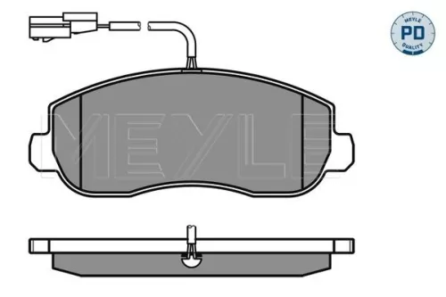 MEYLE Brake Pad Set, disc brake (0252514718/PD)