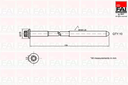 Cylinder Head Bolt Set