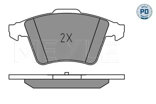 MEYLE Brake Pad Set, disc brake (0252374619/PD)
