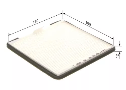 BOSCH Filter, cabin air (1987432164)