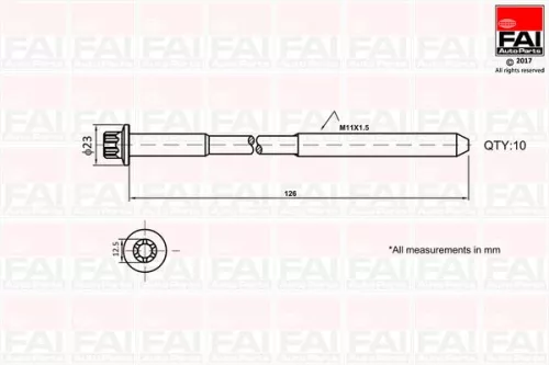 Cylinder Head Bolt Set