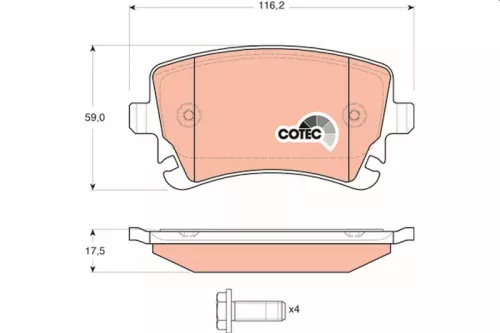 Brake Pad Set, disc brake