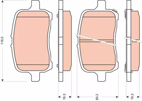 Brake Pad Set, disc brake