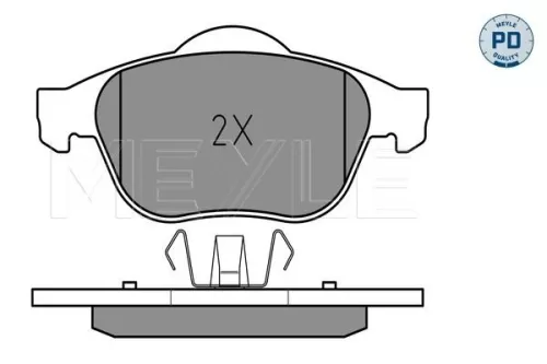 MEYLE Brake Pad Set, disc brake (0252324518/PD)