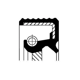 CORTECO Shaft Seal, crankshaft (20036190B)