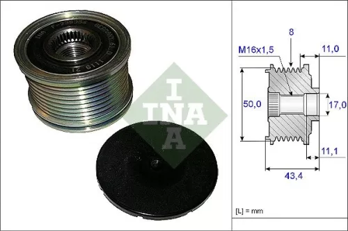Schaeffler INA Alternator Freewheel Clutch (535010810)